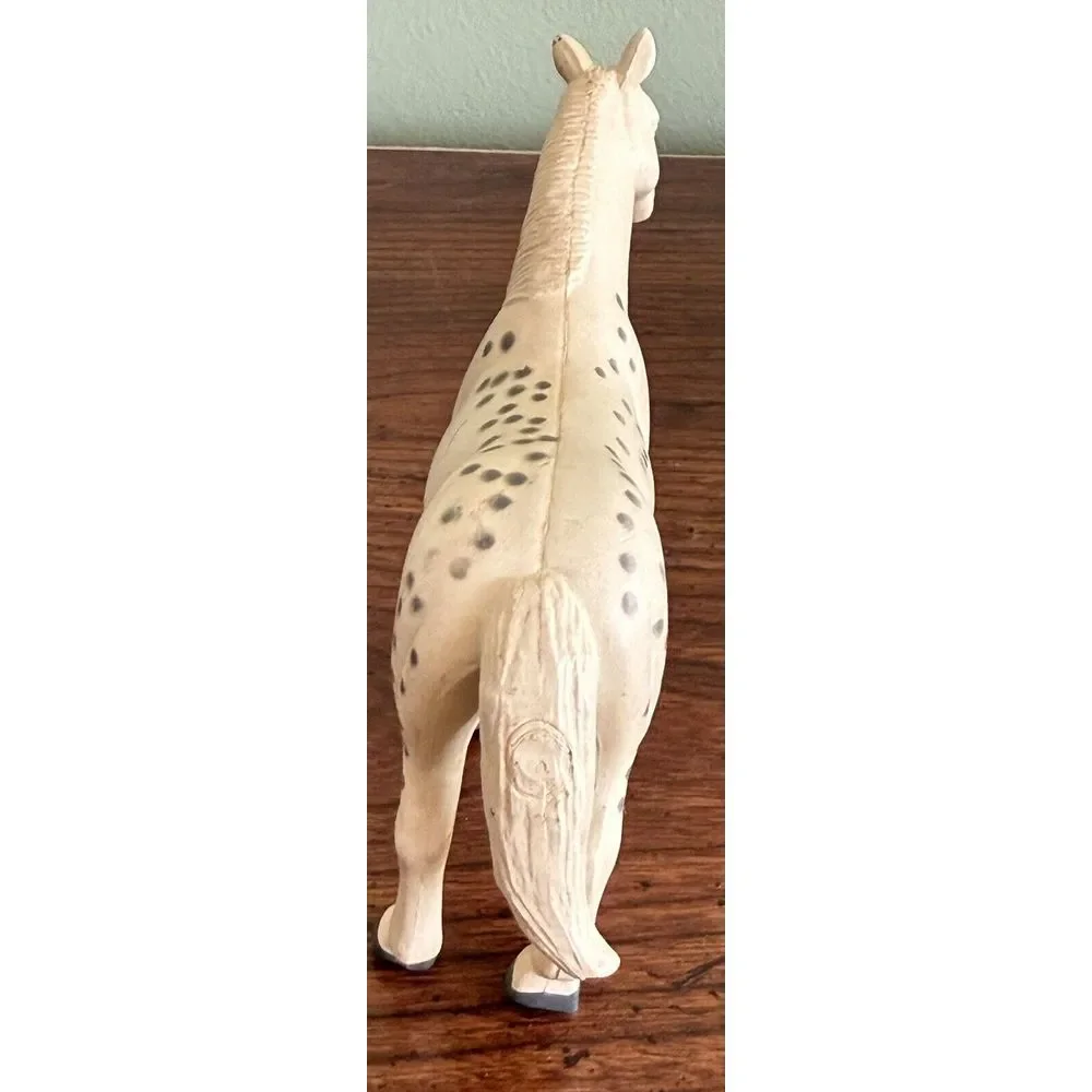 1988 Funrise Irish‎ Horse Vinyl Toy Horse Figure Vintage White Grey Spots